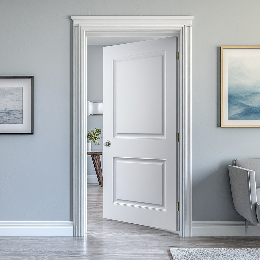 Two Panel Carrera Style Hollow Core Interior Door