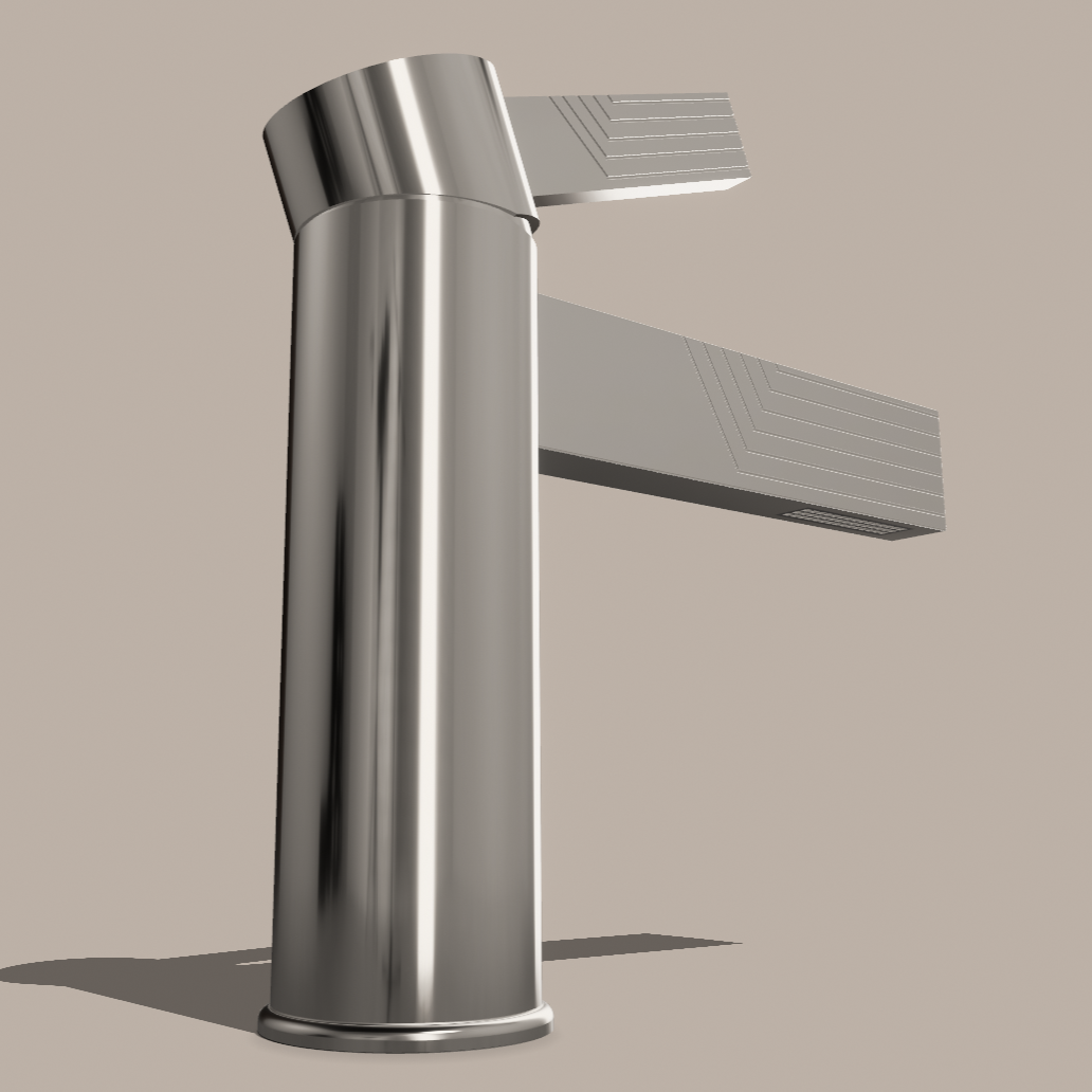 Monolith Brass Bathroom Faucet – Matte Black, Chrome & Brushed Nickel