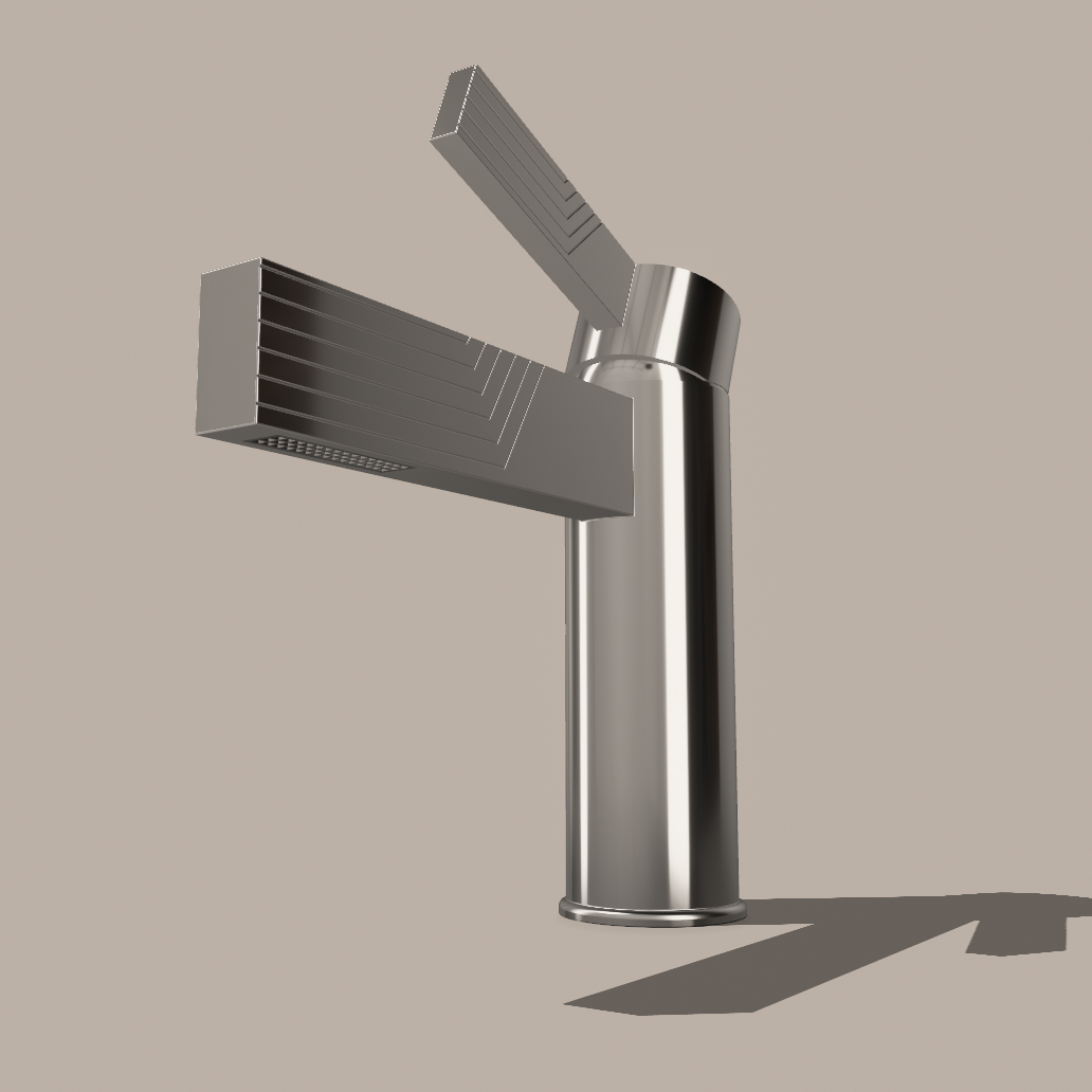 Monolith Brass Bathroom Faucet – Matte Black, Chrome & Brushed Nickel