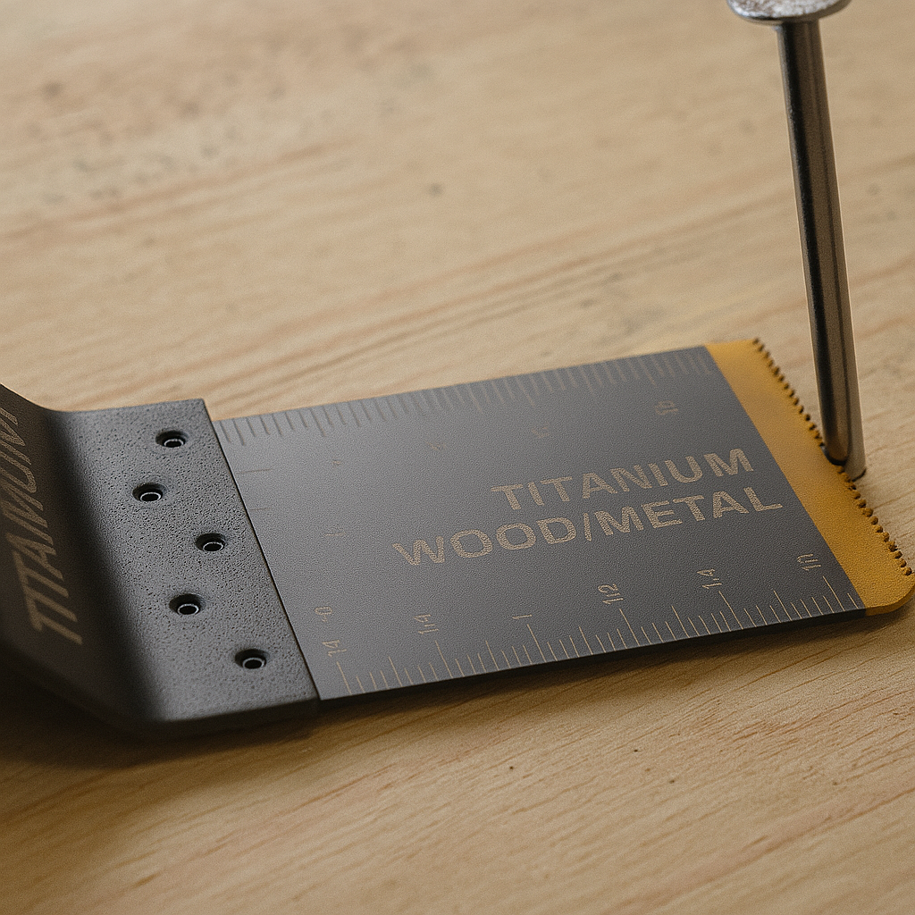 Titanium Curved Oscillating Blade – 42mm Precision Cut | Wood & Metal | Universal Fit