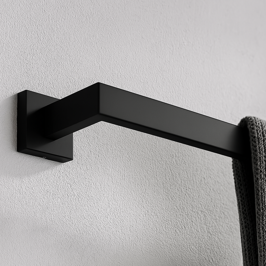 3-Pieces Square Bathroom Hardware Accessories Set