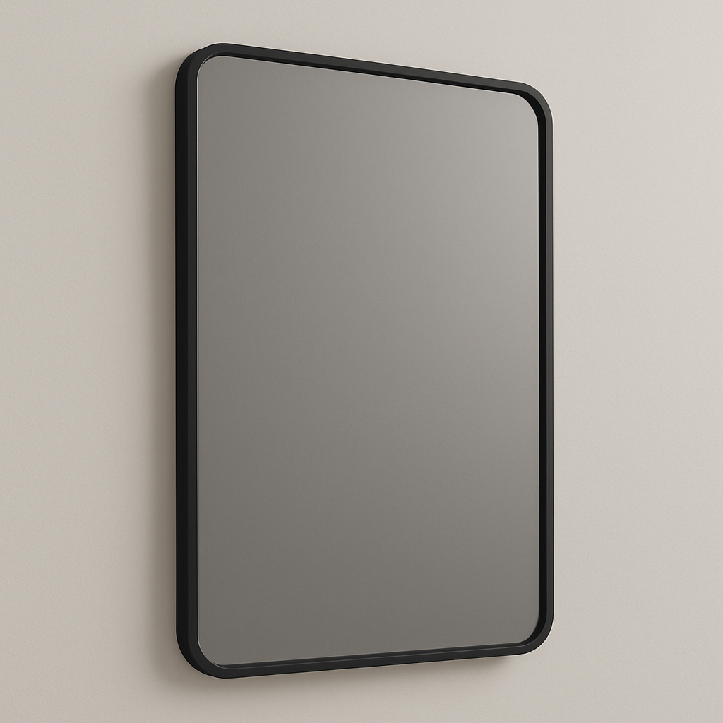 Rectangular Vanity Mirror – Matte Black, Gold, Nickel | 24–48"