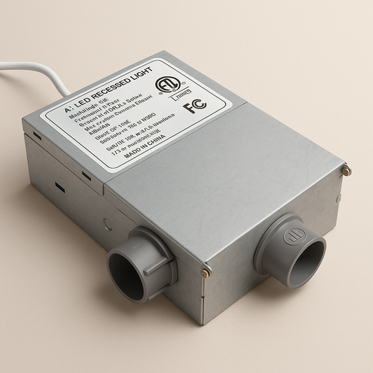 1/2″ Non-Metallic Cable Connector (100 Pack) — Push-In Romex Clamp | Fits 14/2, 12/2, 10/2 NM Cable