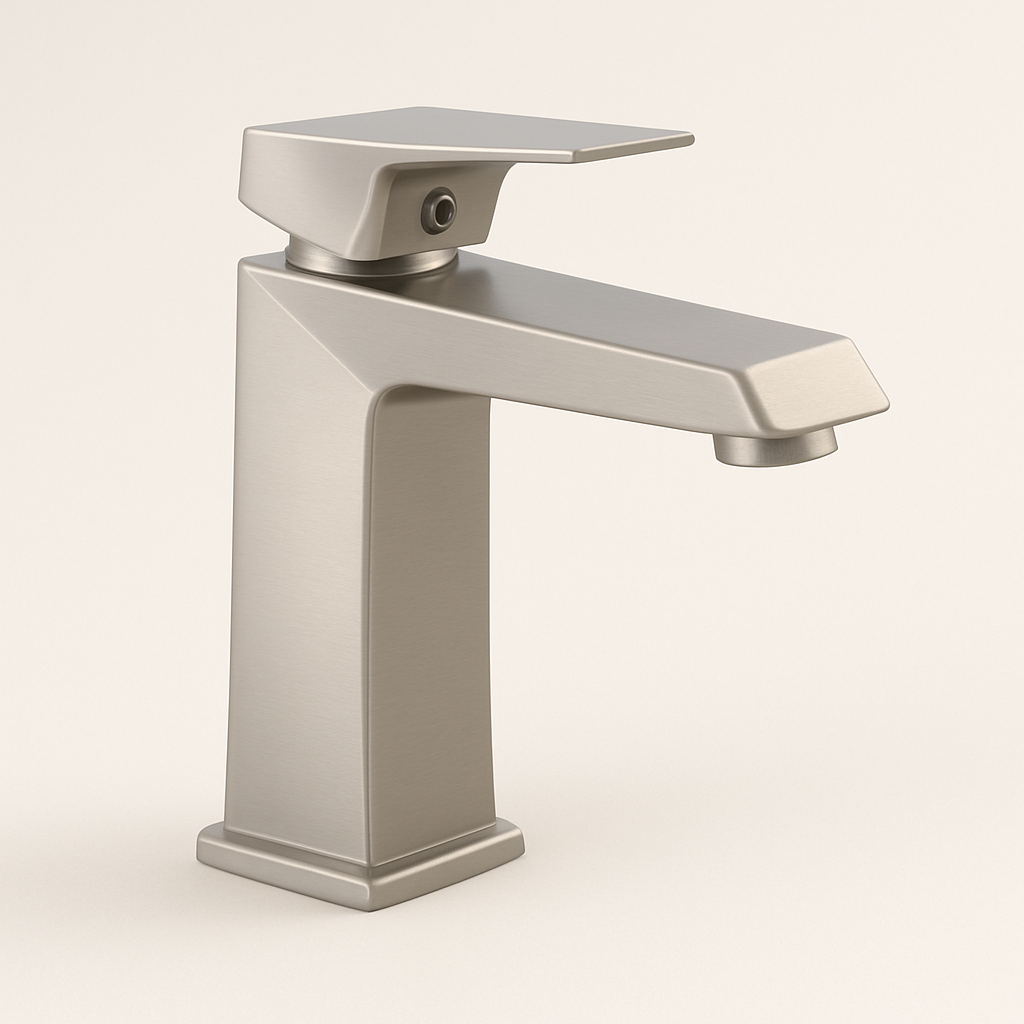 Monaco Edge Single-Handle Bathroom Faucet – Chrome, Black, Nickel