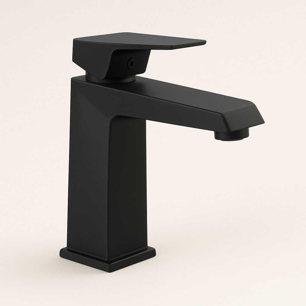 Monaco Edge Single-Handle Bathroom Faucet – Chrome, Black, Nickel