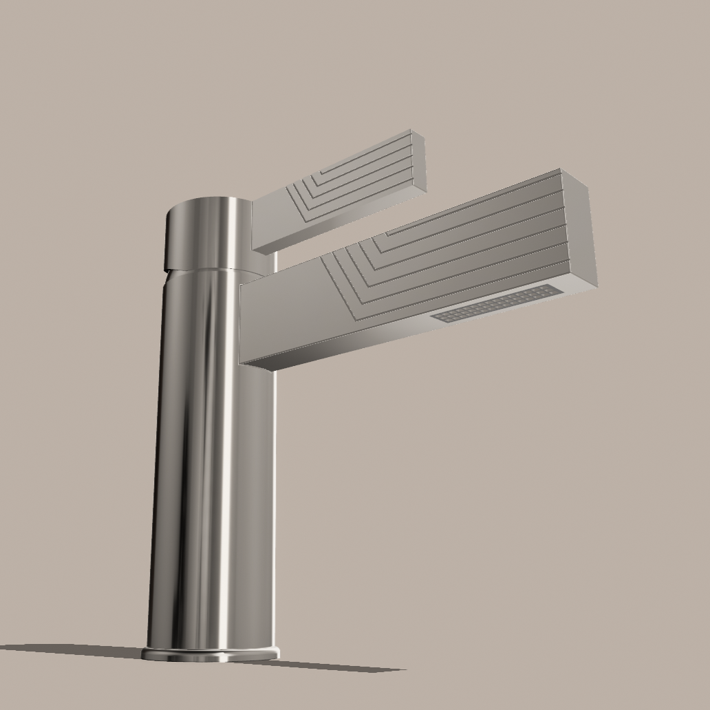Monolith Brass Bathroom Faucet – Matte Black, Chrome & Brushed Nickel