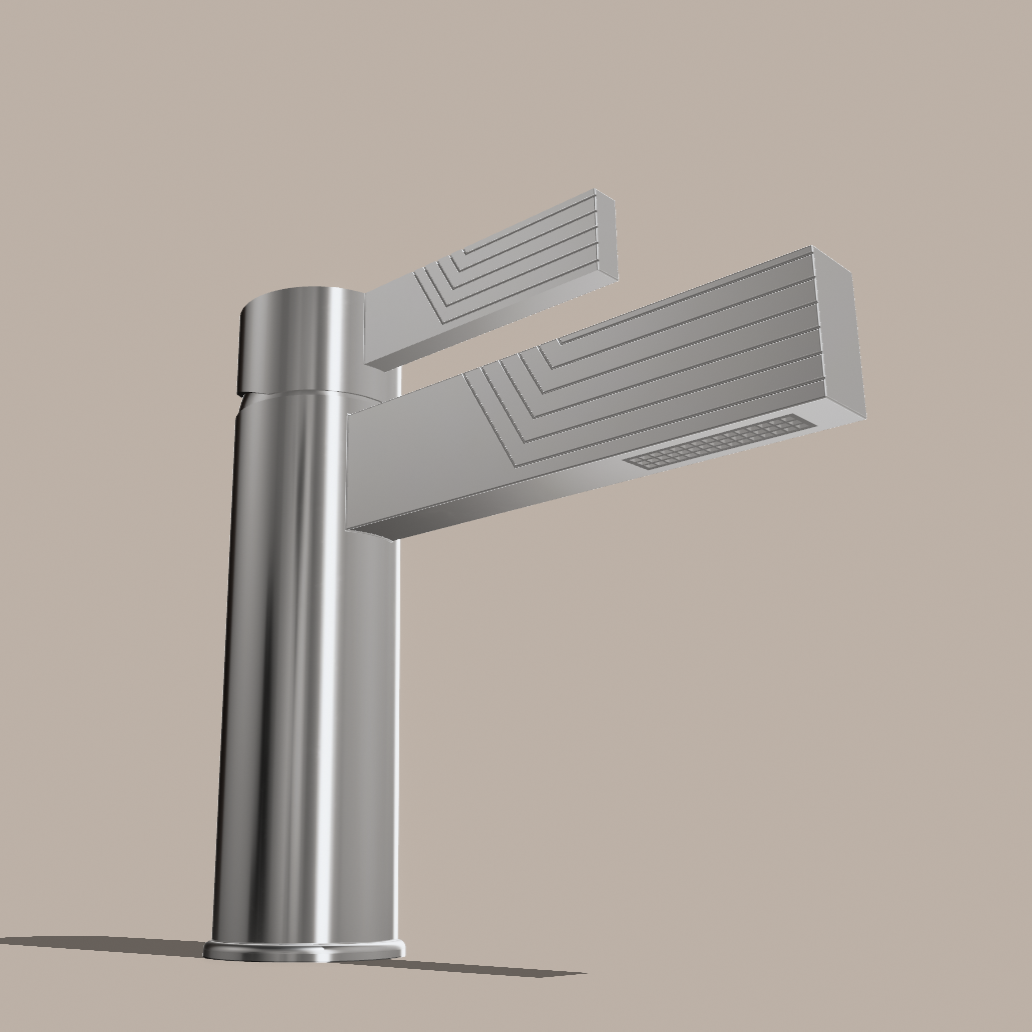 Monolith Brass Bathroom Faucet – Matte Black, Chrome & Brushed Nickel