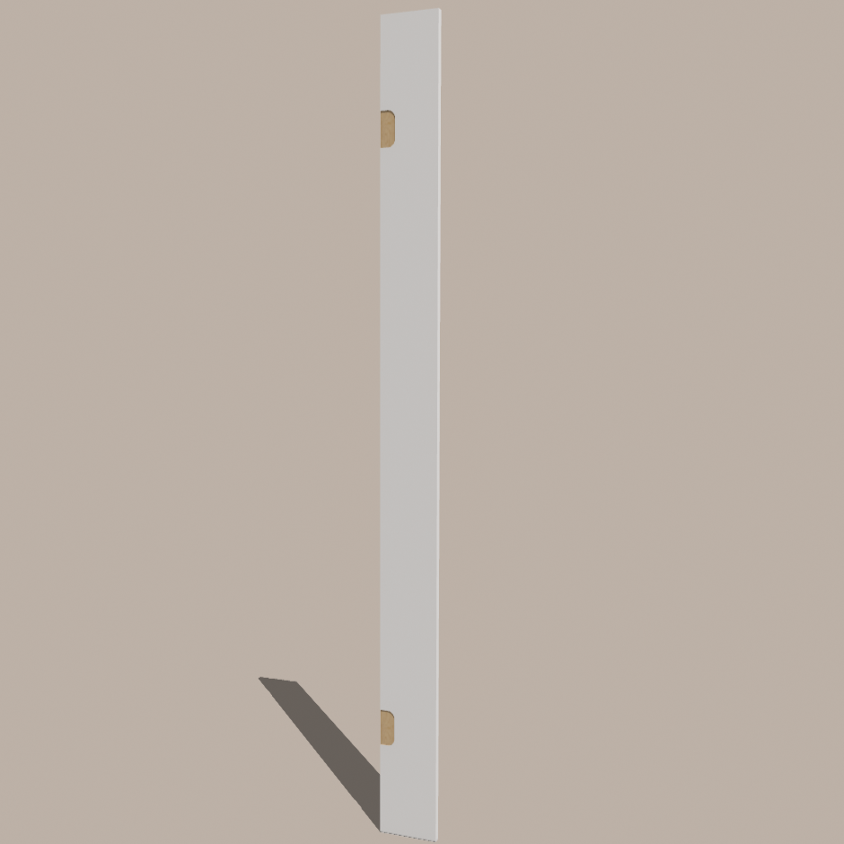 Pre-Machined Door Jamb β Paulownia Trim with Pre-Cut Hinges for 78" & 80" Doors
