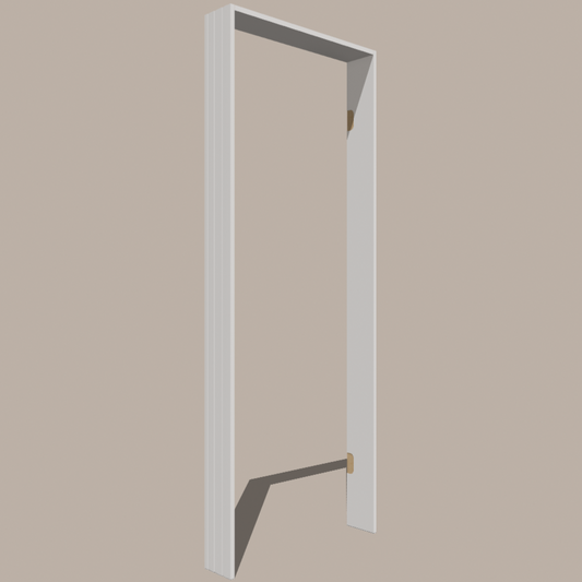 Pre-Machined Door Jamb — Primed Paulownia Solid Wood | Hinge-Mortised | Fits 78″ or 80″ Interior Doors (Paint-Ready Frame Kit)