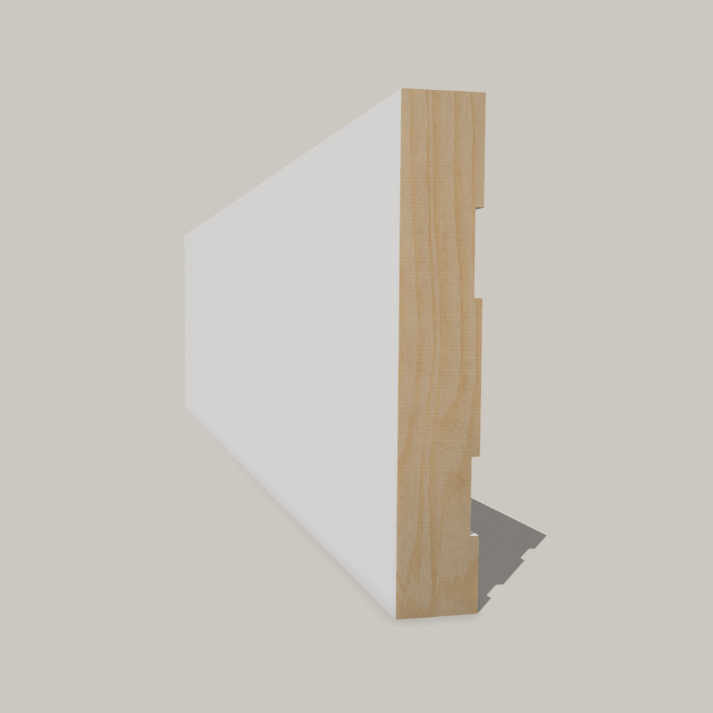 Flat Stock Casing – Modern Paulownia Door & Window Trim with Crisp, Square Edge Profile