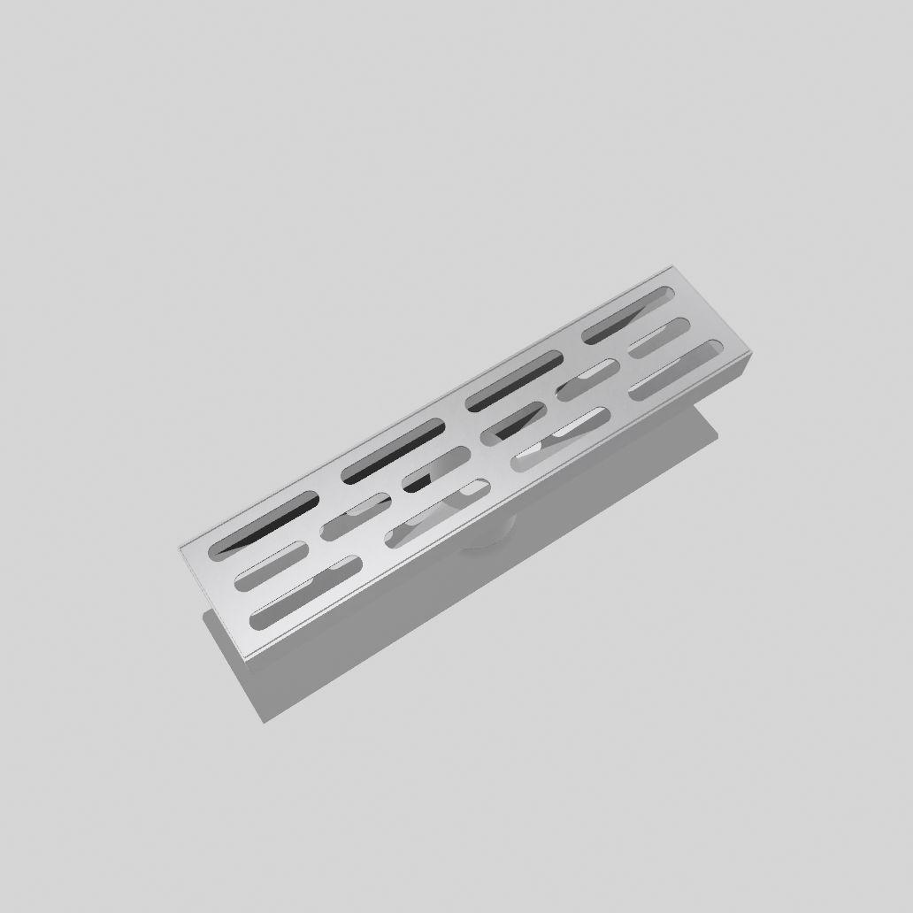 12″ Linear Shower Drain — SUS 304 Stainless, 2″ Outlet | Tile-In or Grate Cover, Brushed Nickel or Matte Black