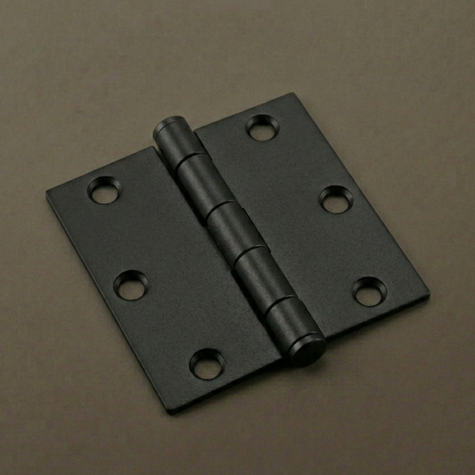 Vellum Hardware Vector 3″ Door Hinge — Square & Radius Corner, Pair