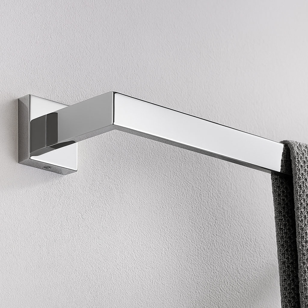 3-Pieces Square Bathroom Hardware Accessories Set