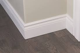 Primed Paulownia Wood Colonial Baseboard