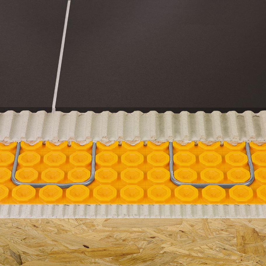 Schluter DITRA-HEAT Uncoupling Membrane — 5.5 mm, Floor Warming Roll (134.5 sqft)