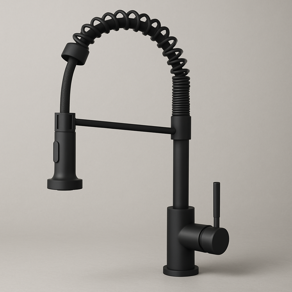 Modern Pull-Down Spring Kitchen Faucet