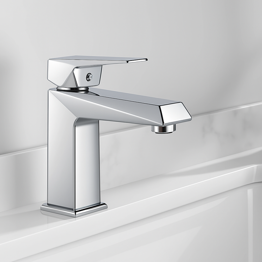 Monaco Edge Single-Handle Bathroom Faucet – Chrome, Black, Nickel