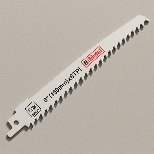 Bi-Metal Reciprocating Saw Blades – 6" & 9" | 6 TPI for Wood, Nails & Light Metal
