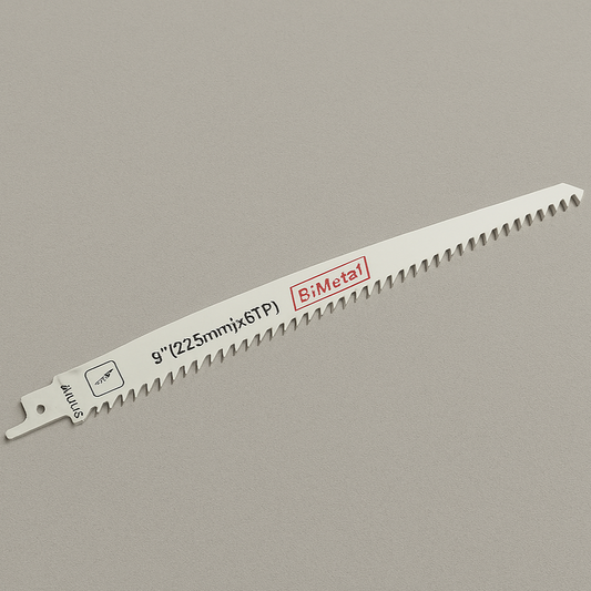 Bi-Metal Reciprocating Saw Blades – 6" & 9" | 6 TPI for Wood, Nails & Light Metal