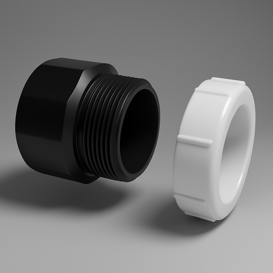 LESSO 1-1/2 in. ABS Female Trap Adapter with Plastic Nut – Hub x FIPT