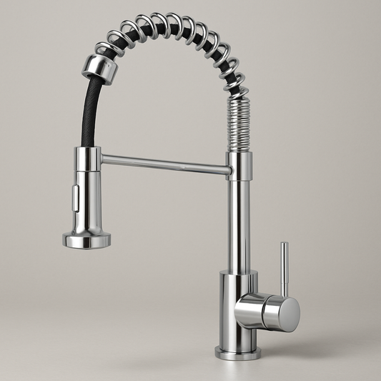 Modern Pull-Down Spring Kitchen Faucet