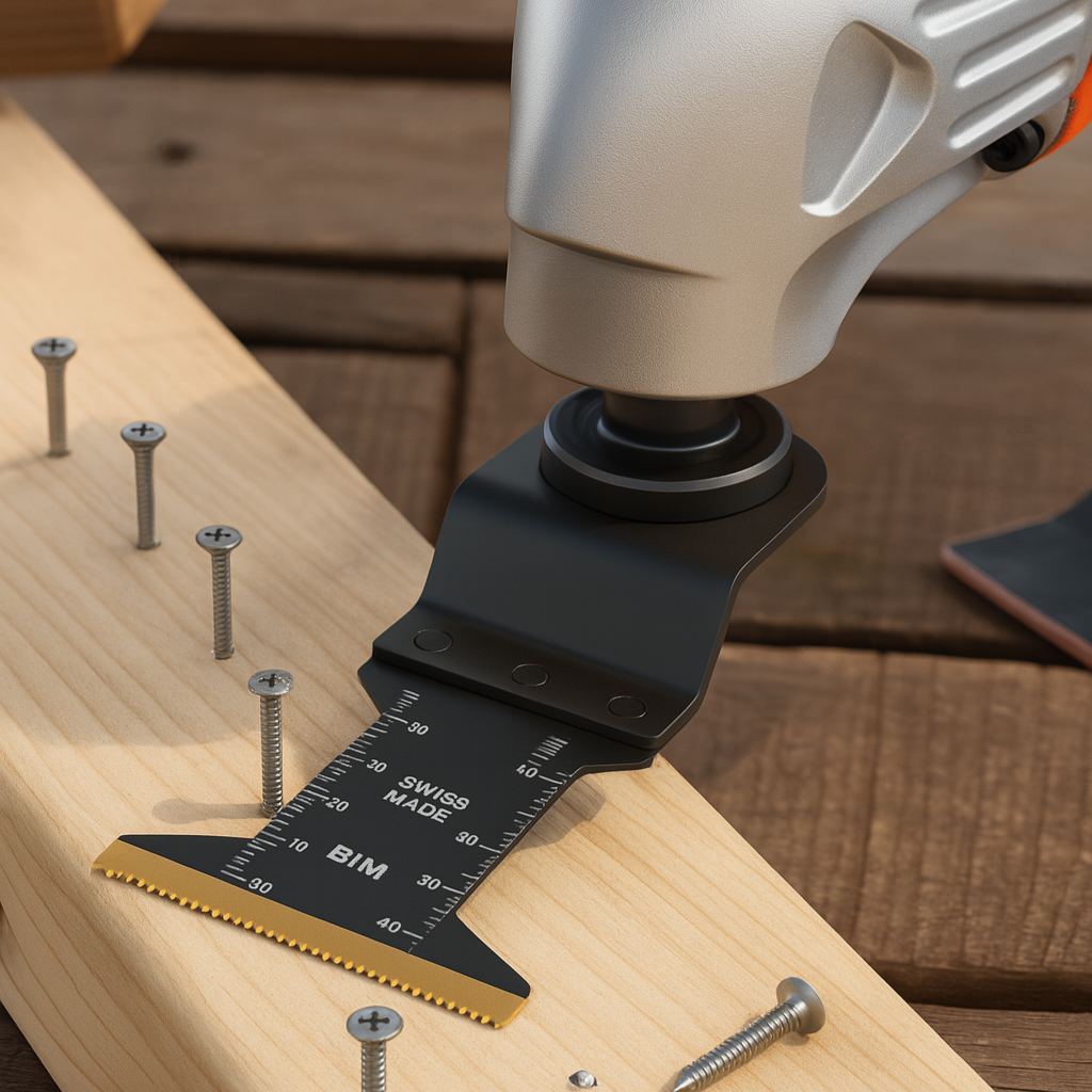 Titanium Curved Oscillating Blade – 55mm Precision Cut | Wood & Metal | Universal Fit