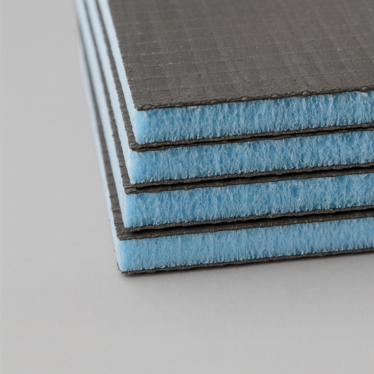 1/2″ Waterproof Tile Backer Board — 4′ × 8′ XPS Foam Core | Fiberglass Mesh Reinforced (Shower System)