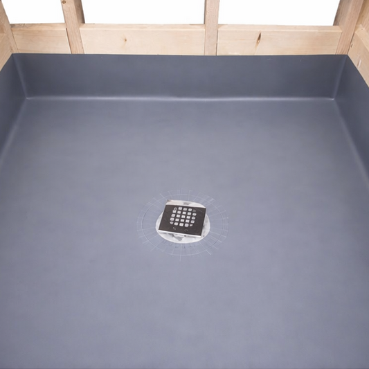 PVC Shower Pan Liner Membrane | 73″ Width | 40 Mil (1mm) Waterproofing | ASTM D4551 | Cut to Length