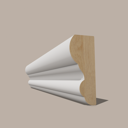 Chair Rail Moulding – Paulownia Trim for Decorative Wall Paneling & Room Protection