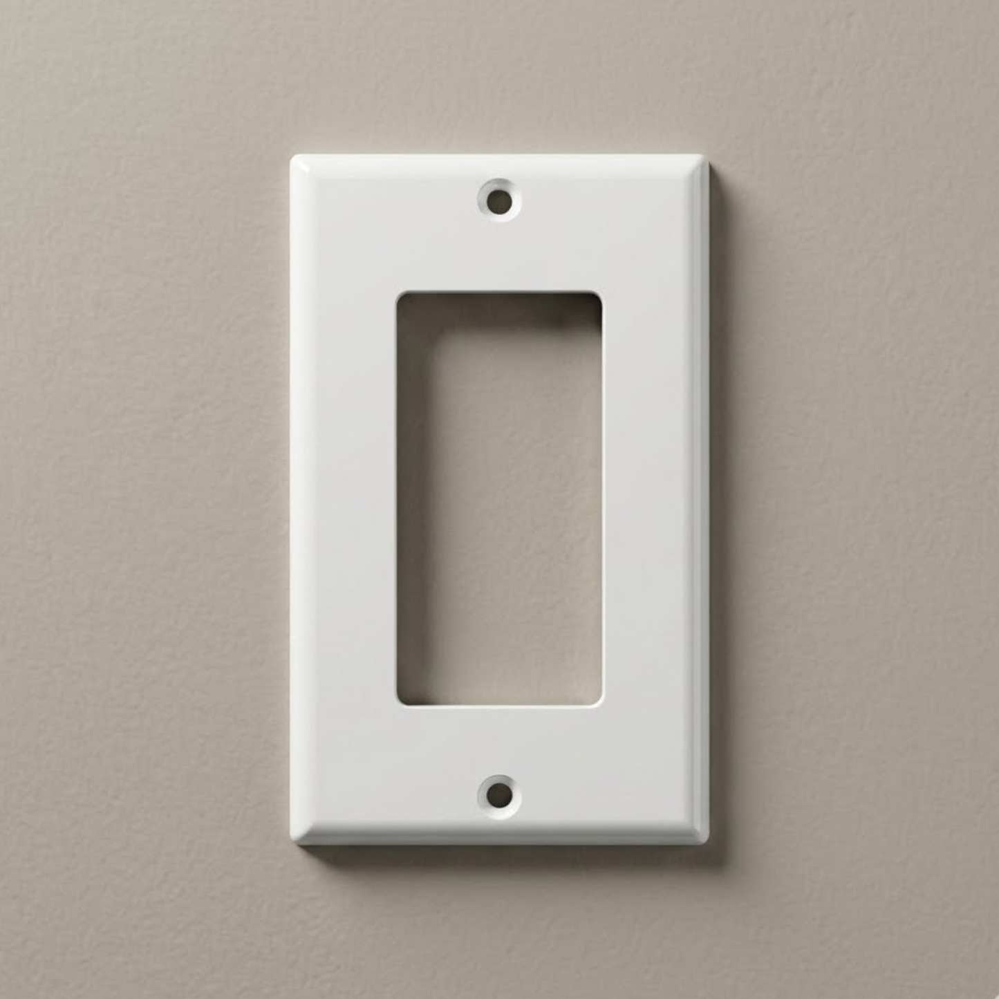 Decora Wall Plate — 1, 2, 3, 4 Gang | Standard & Midway Sizes (Rocker Switch Cover)