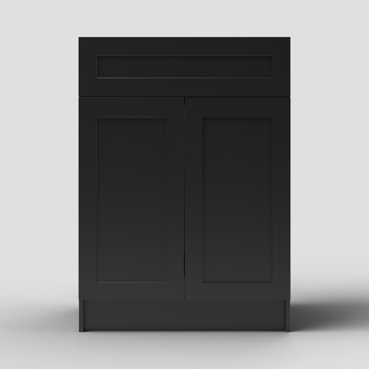 Arcava 24" MDF Shaker Bathroom Vanity Without Top — Sprayed-On Paint