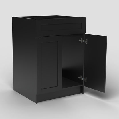 Arcava 24" MDF Shaker Bathroom Vanity Without Top — Sprayed-On Paint