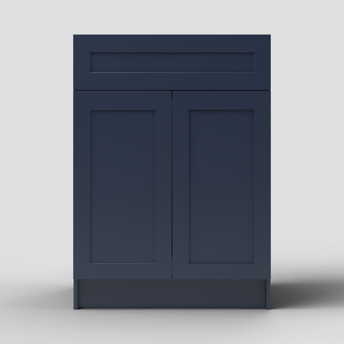 Arcava 24" MDF Shaker Bathroom Vanity Without Top — Sprayed-On Paint