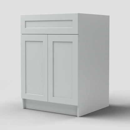 Arcava 24" MDF Shaker Bathroom Vanity Without Top — Sprayed-On Paint