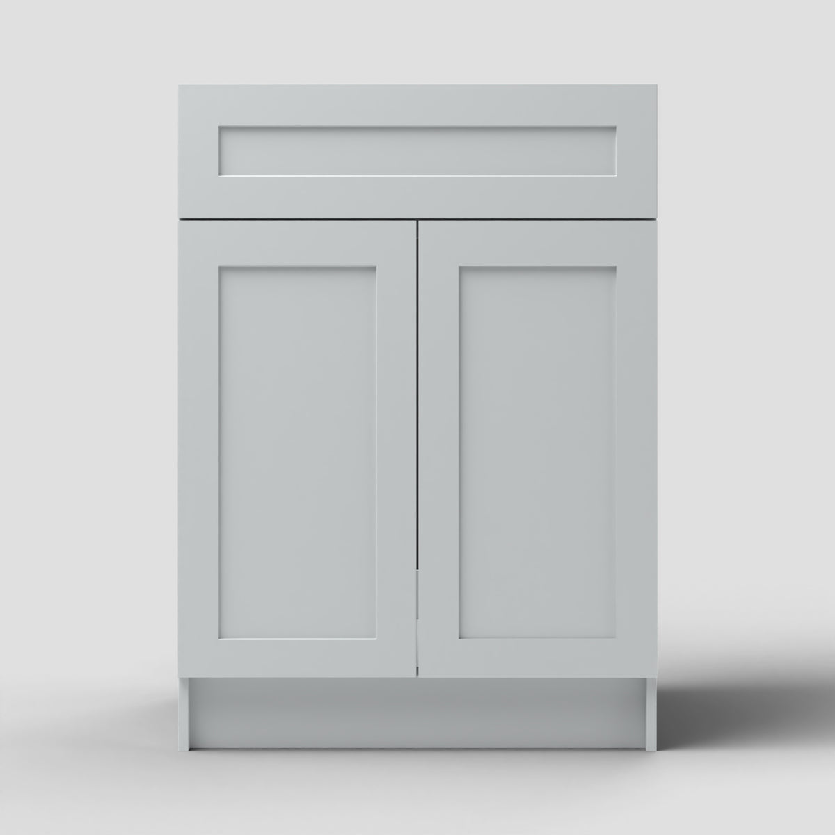Arcava 24" MDF Shaker Bathroom Vanity Without Top — Sprayed-On Paint