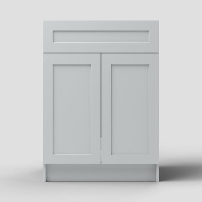 Arcava 24" MDF Shaker Bathroom Vanity Without Top — Sprayed-On Paint