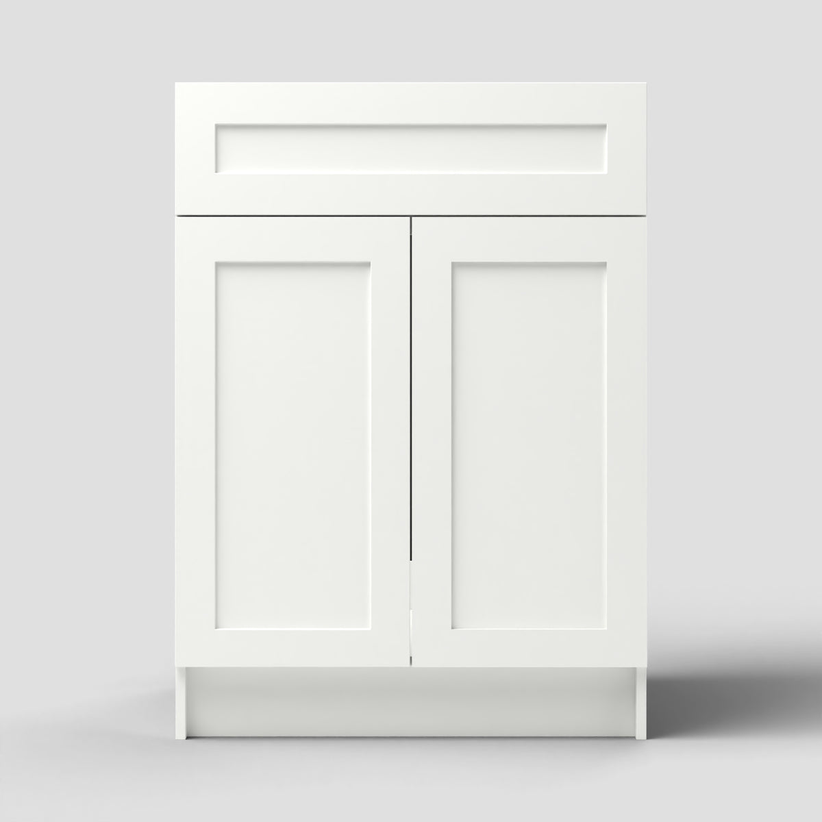 Arcava 24" MDF Shaker Bathroom Vanity Without Top — Sprayed-On Paint
