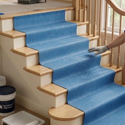 Temporary Surface & Floor Protection — Breathable, Waterproof, Anti-Slip Self-Adhesive Roll | Reusable, No-Tape Overlaps