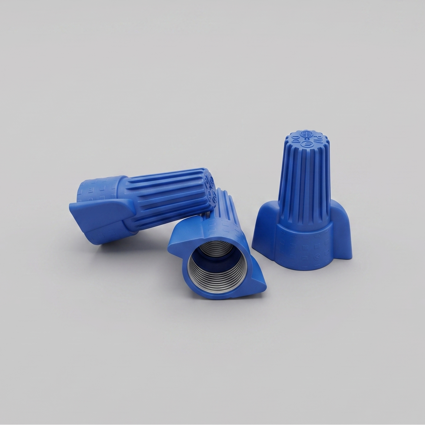 Nodexa W5 Blue Winged Wire Connectors — 18–8 AWG Twist-On Wire Nuts (10, 25 & 100-Pack)