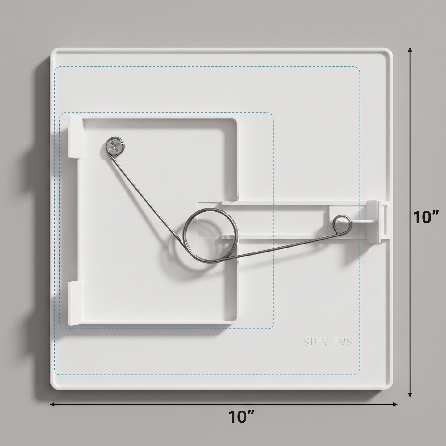 Tegra Pro Spring-Loaded ABS Access Panel — Tool-Free Drywall Cover