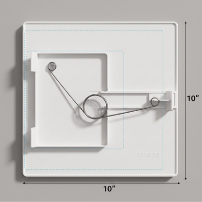 Tegra Pro Spring-Loaded ABS Access Panel — Tool-Free Drywall Cover
