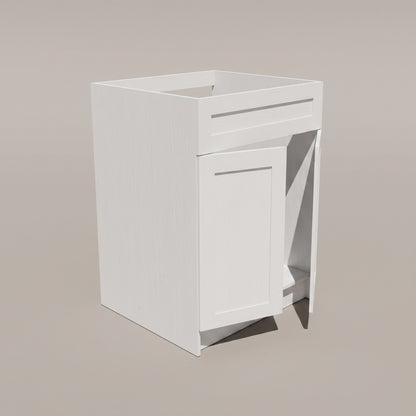 Arcava 24" MDF Shaker Bathroom Vanity Without Top — Sprayed-On Paint