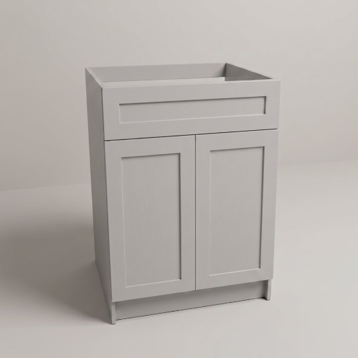 Arcava 24" MDF Shaker Bathroom Vanity Without Top — Sprayed-On Paint