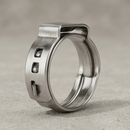 1/2 Inch PEX Cinch Clamps | 304 Stainless Steel Crimp Rings | 100 Pack