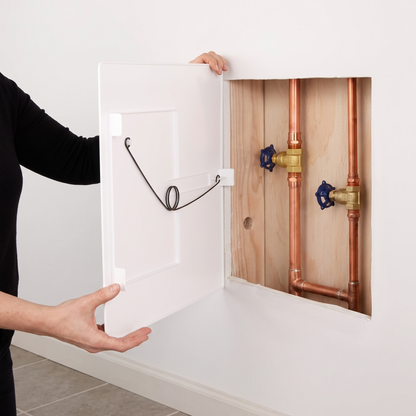 Tegra Pro Spring-Loaded ABS Access Panel — Tool-Free Drywall Cover