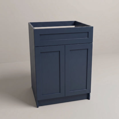 Arcava 24" MDF Shaker Bathroom Vanity Without Top — Sprayed-On Paint