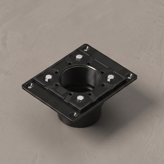 Cascena Shower Drain Base Flange — 2″ or 3″ PVC, cUPC