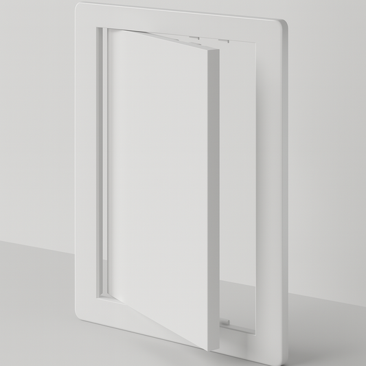 ABS Hinged Access Panel – Wall/Ceiling Utility Cover | 6in x 6in to 12in x 12in