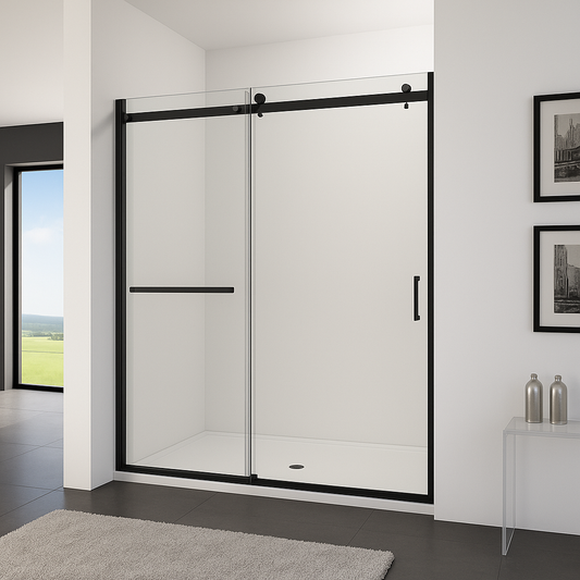 GlideElite 8mm Frameless Sliding Shower Door