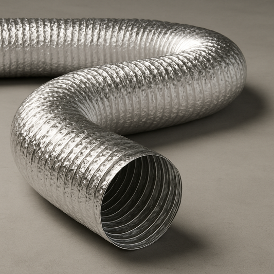 Flexible Aluminum Duct – 20' Dryer Vent Hose | 4" & 6" Sizes